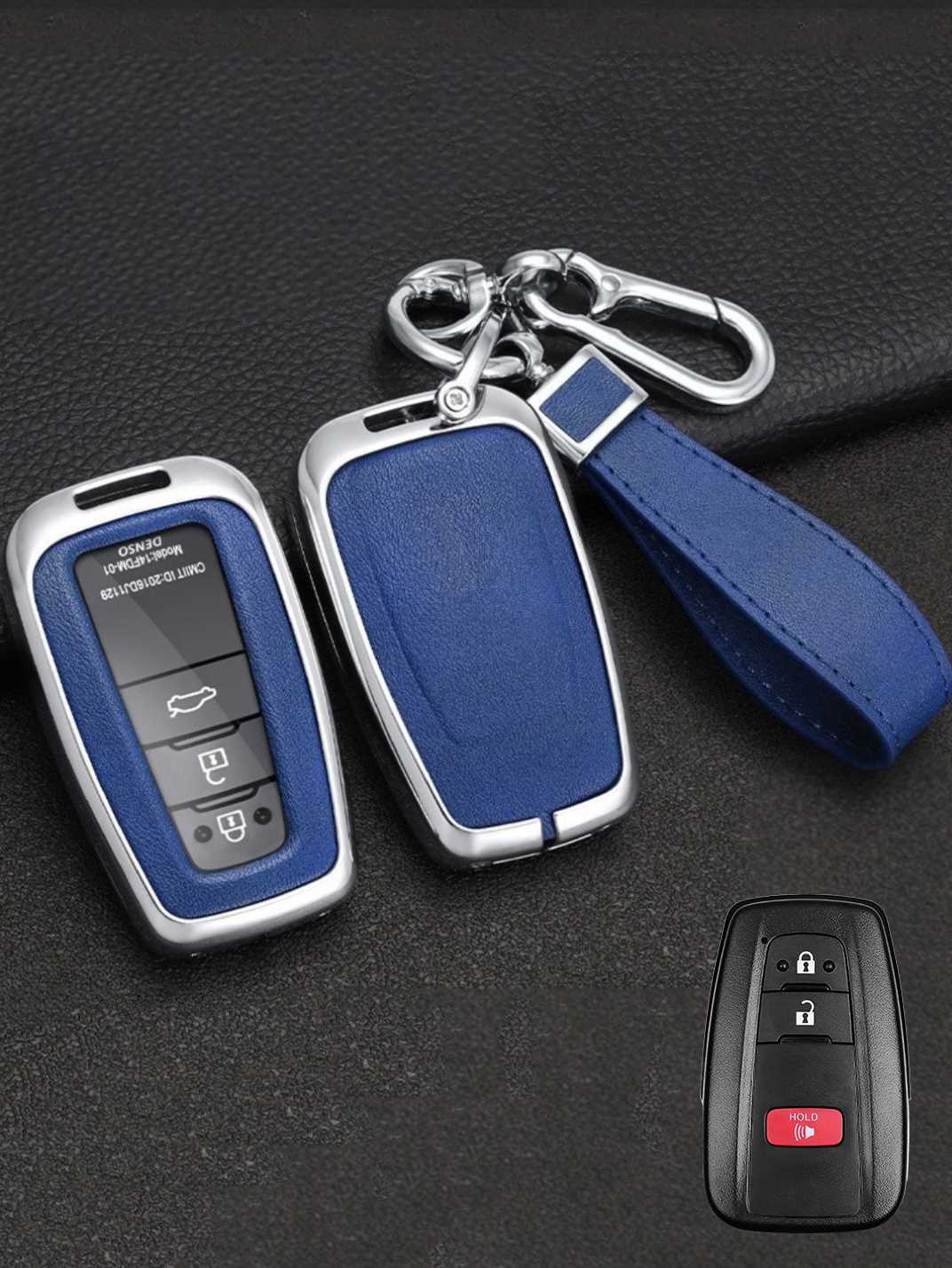 Premium Visible-Button Toyota Key Shell