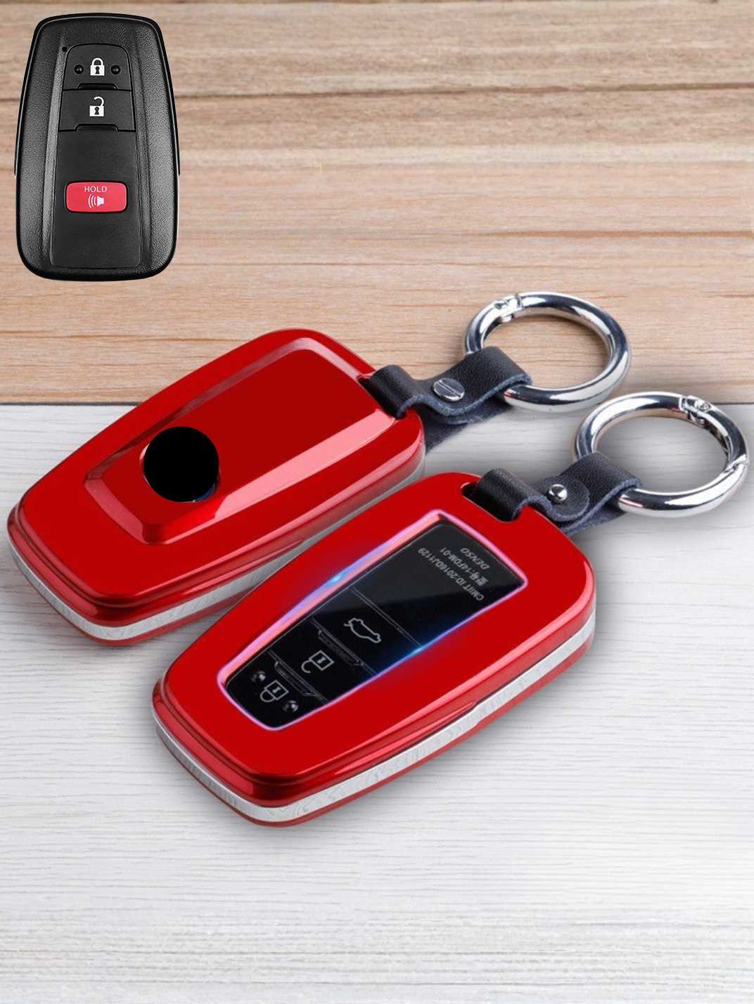 Premium Visible-Button Toyota Key Shell