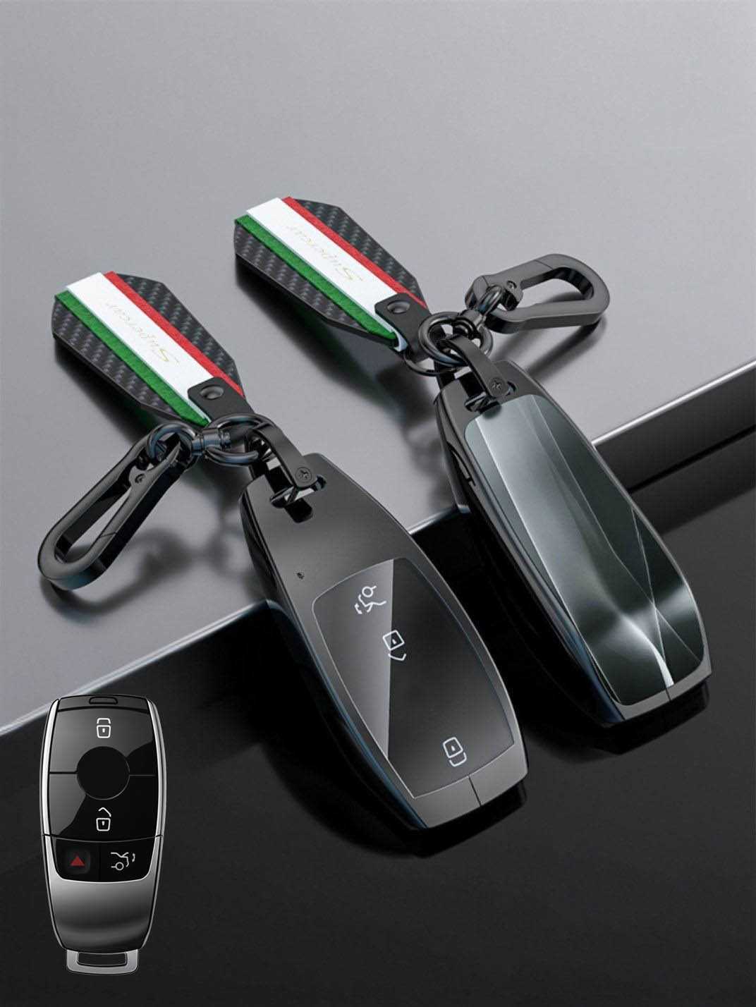 Visible Button Mercedes-Benz Key Protector Shell