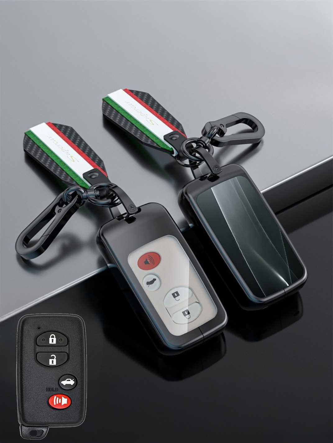 Visible Button Toyota Key Protector Shell