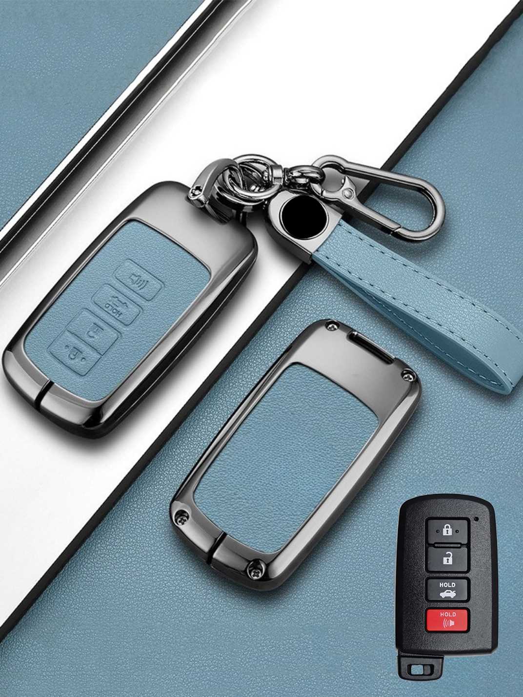 Premium Genuine Leather Toyota Key Cover