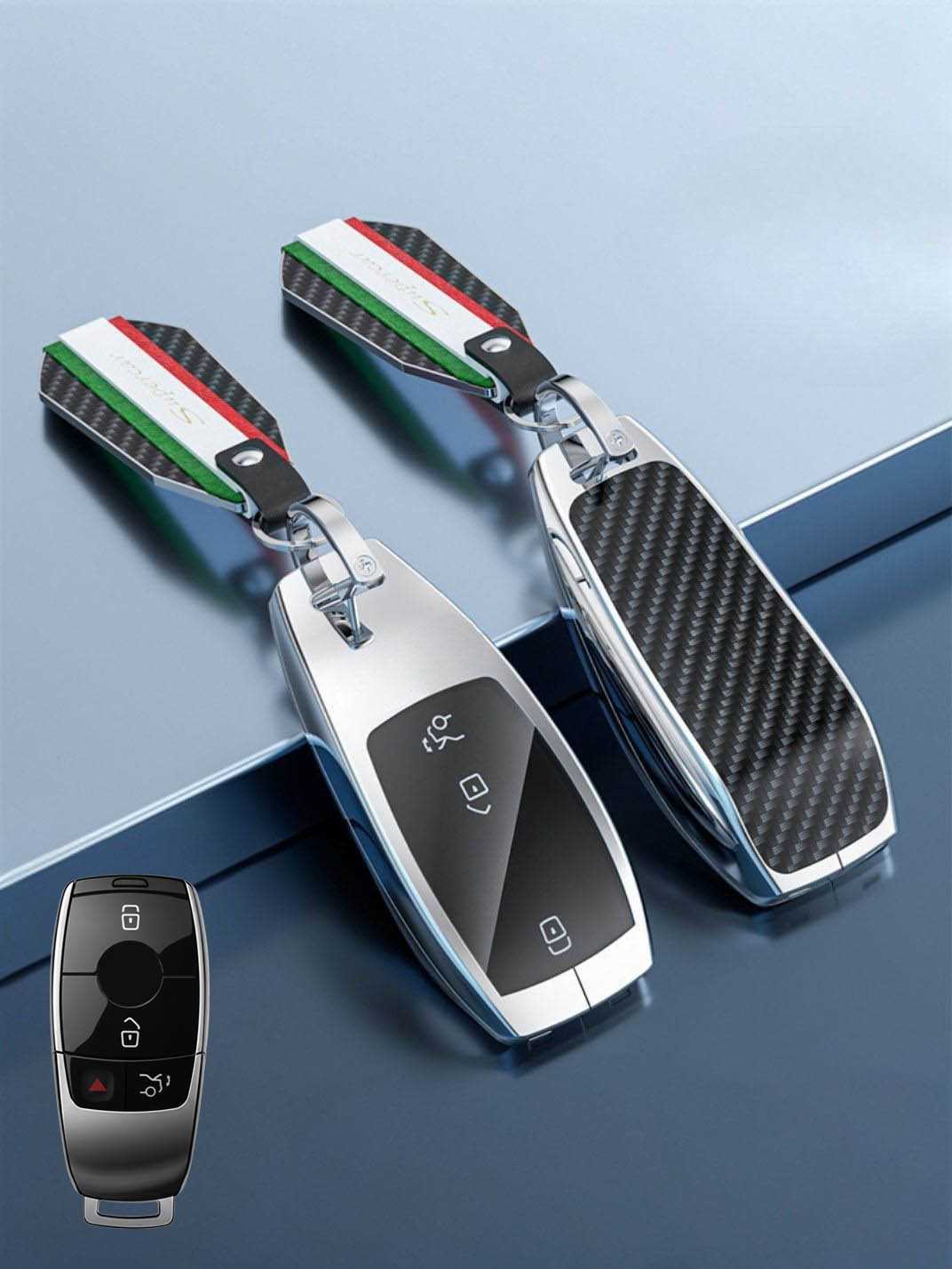 Visible Button Mercedes-Benz Key Protector Shell