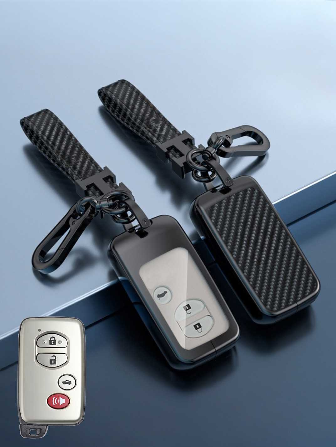 Visible Button Toyota Key Protector Shell