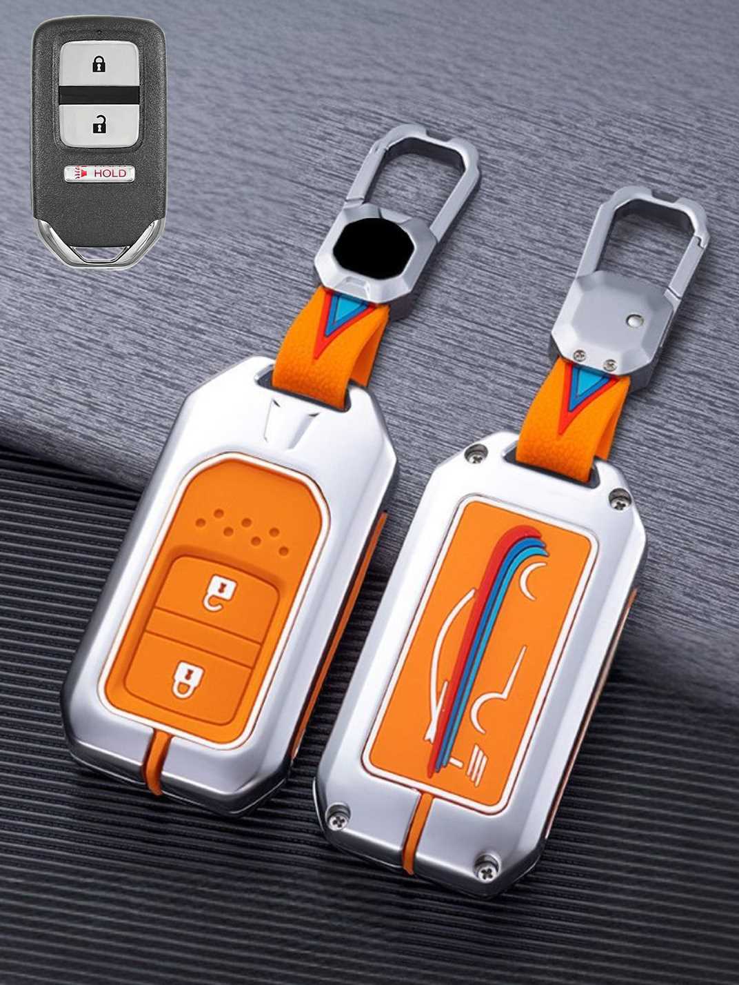 Luxury Colored Alloy Honda Key Fob Case