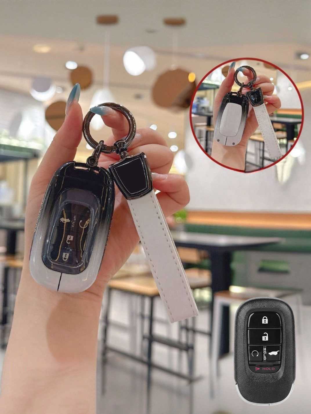 Heavy-Duty Zinc Alloy Honda Key Fob Cover