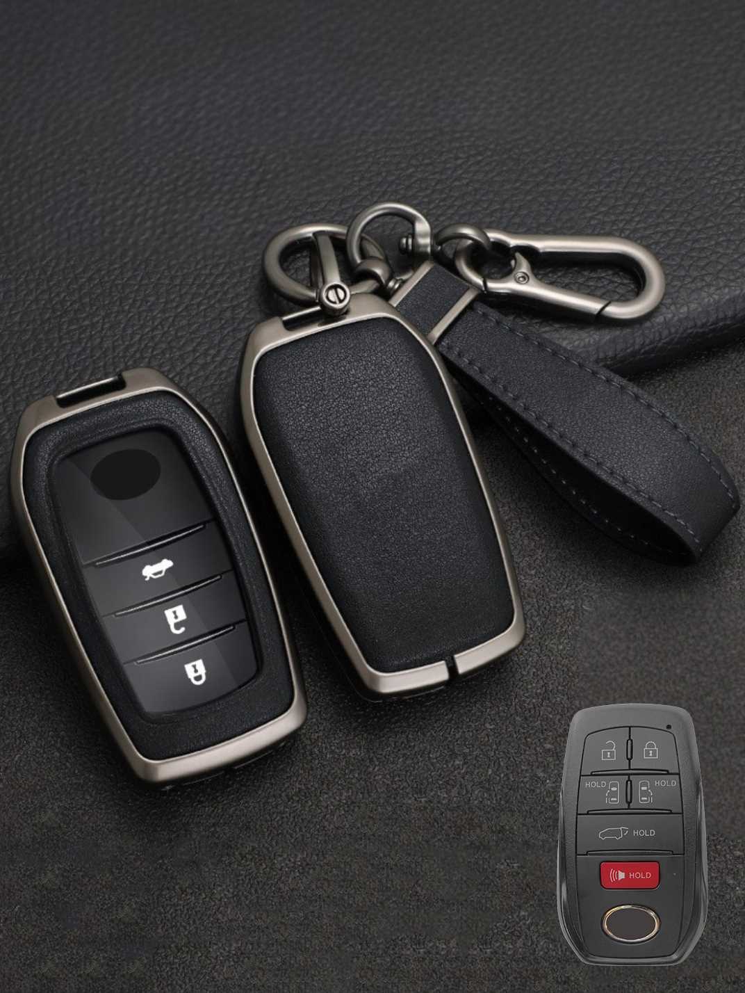 Premium Visible-Button Toyota Key Shell