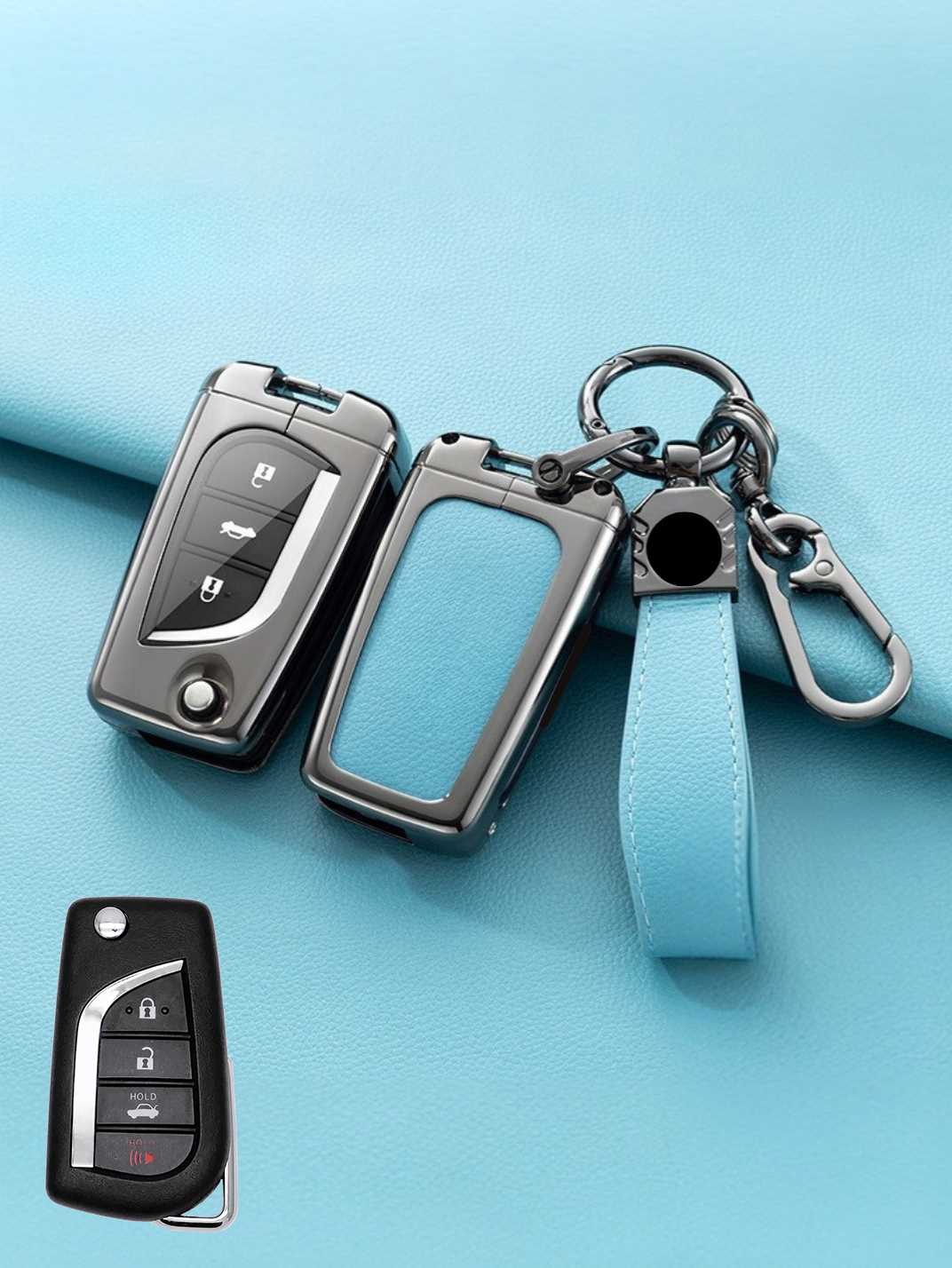 Premium Visible-Button Toyota Key Shell