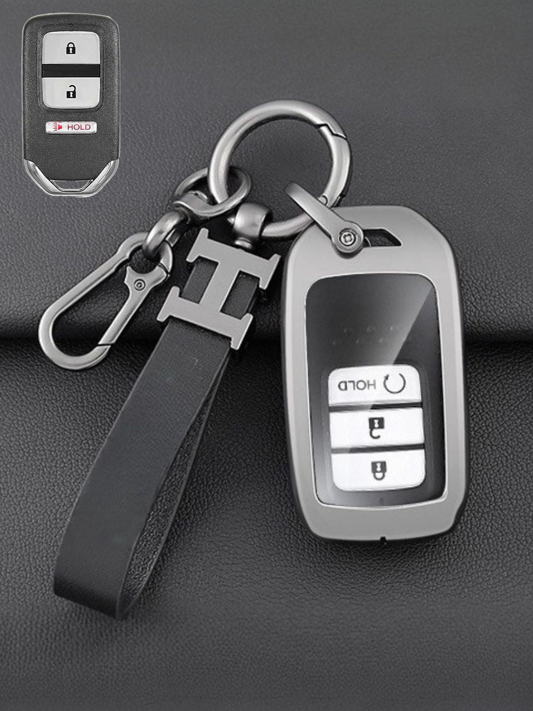 Premium Visible-Button Honda Key Shell