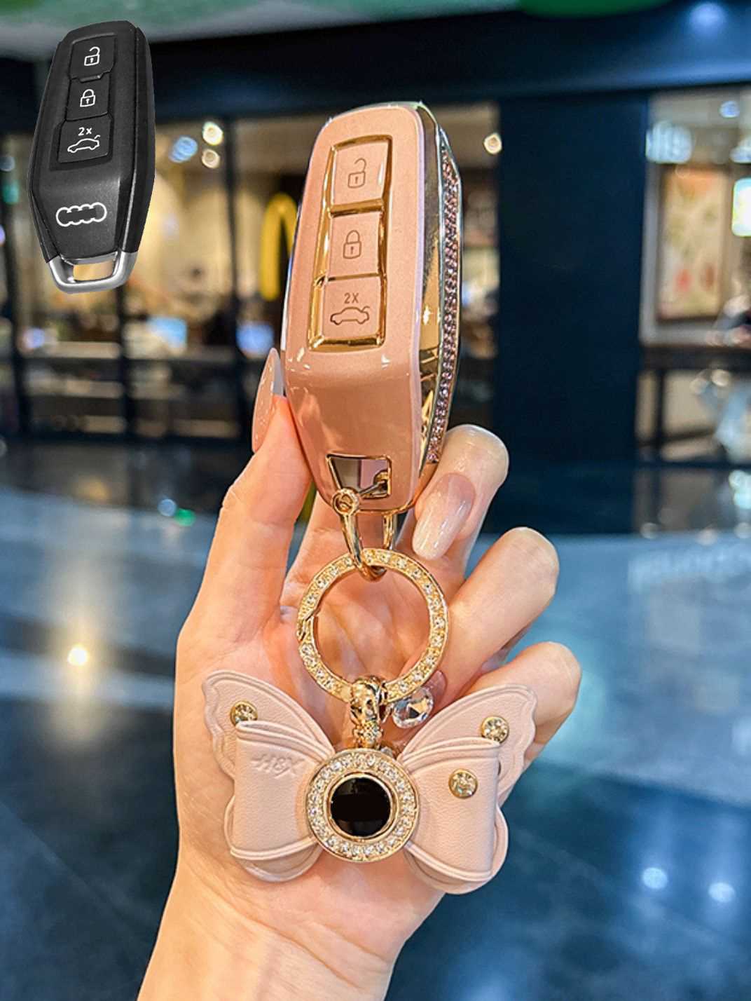 Premium TPU Key Cover for Audi Key Fob