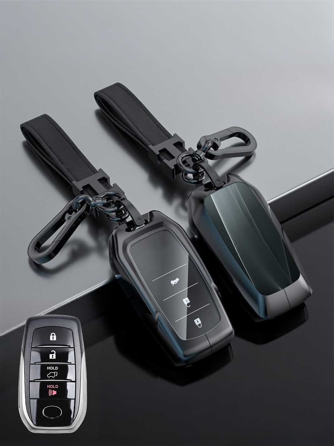 Visible Button Toyota Key Protector Shell