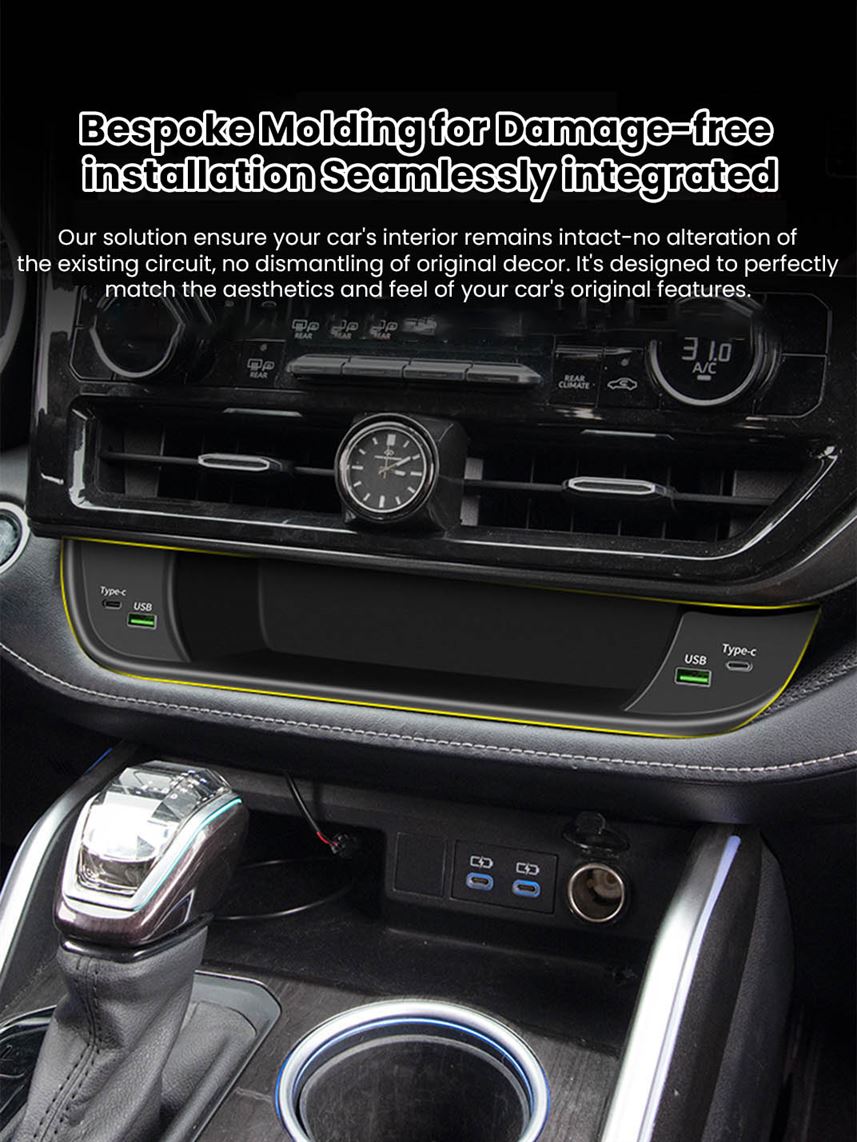 Martoffes™ Toyota Highlander Fast Charging Docking Station