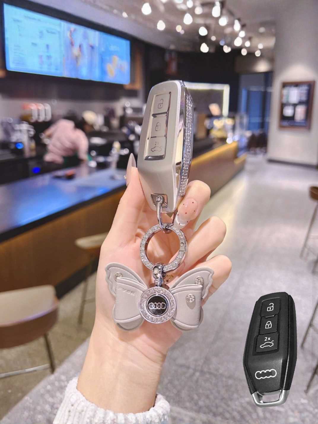Premium TPU Key Cover for Audi Key Fob