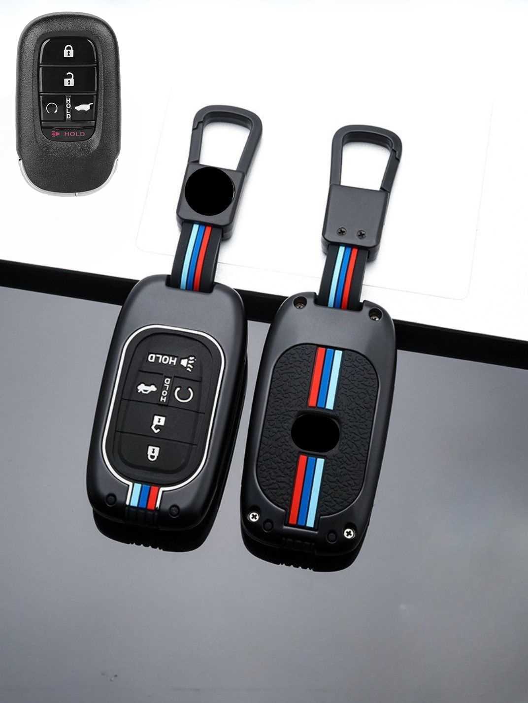 Luxury Colored Alloy Honda Key Fob Case