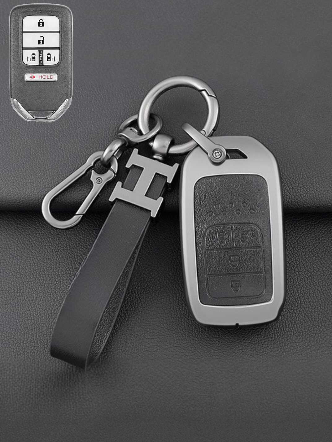 Premium Genuine Leather Honda Key Cover