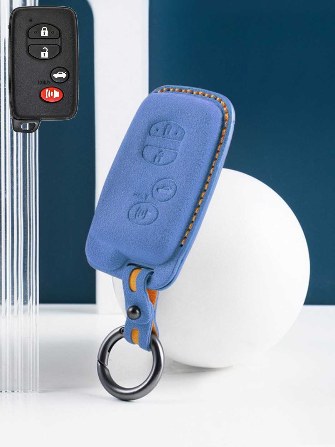Genuine Alcantara Toyota Key Fob Cover