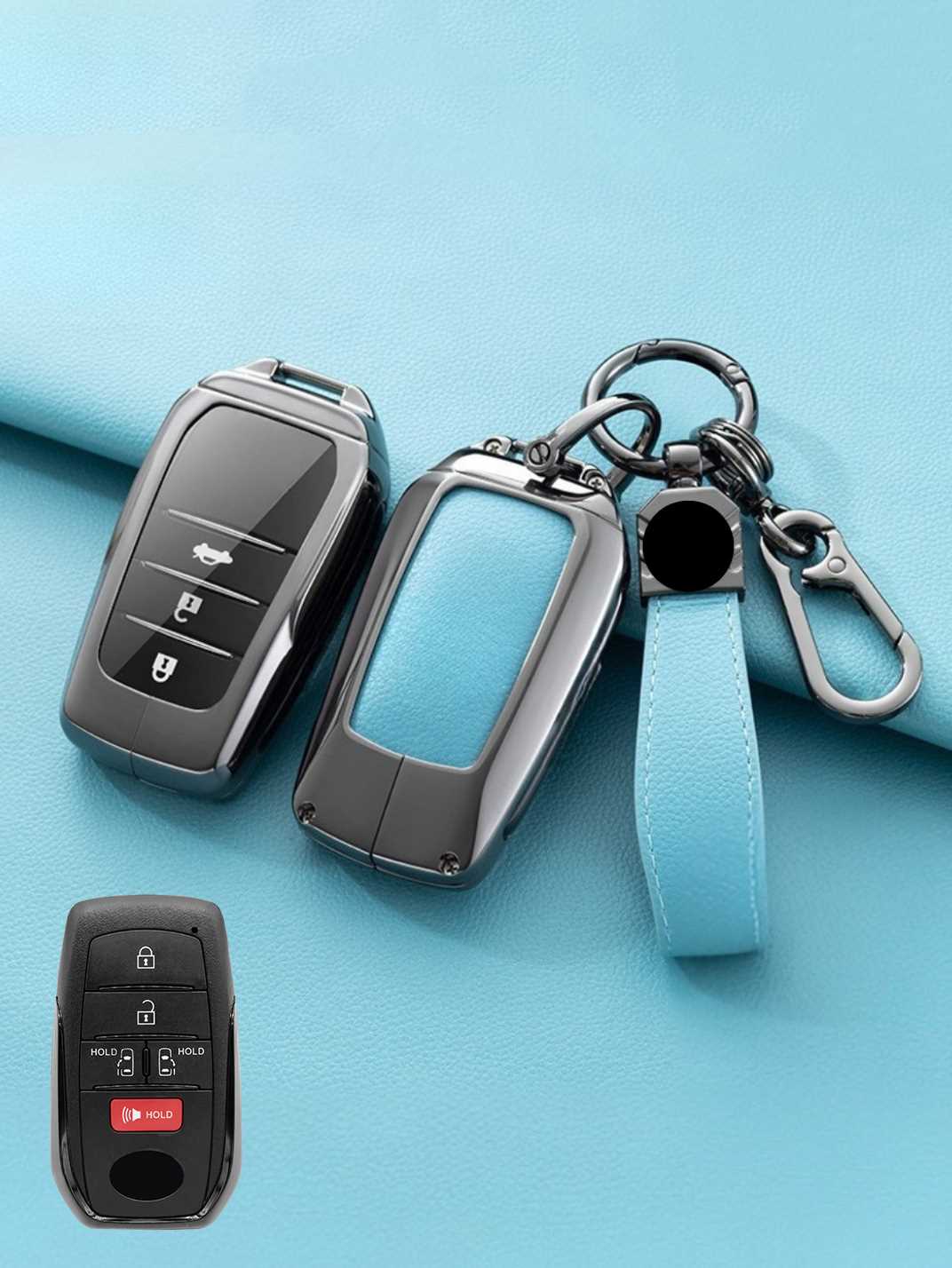 Premium Visible-Button Toyota Key Shell