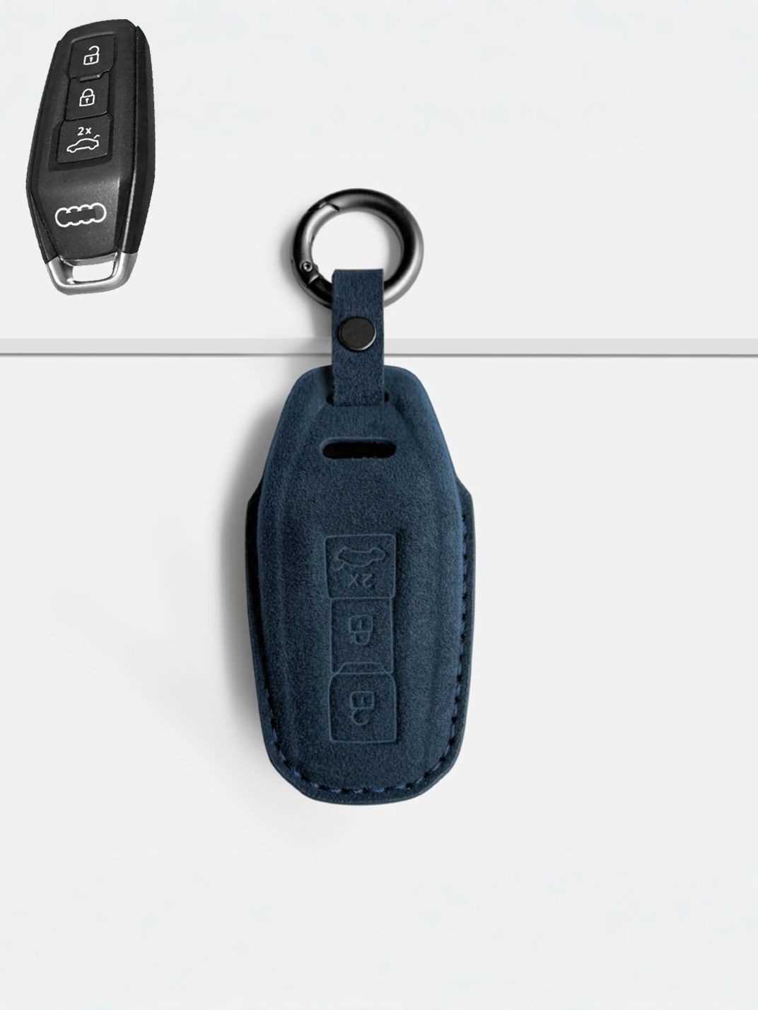 Genuine Alcantara Audi Key Fob Cover