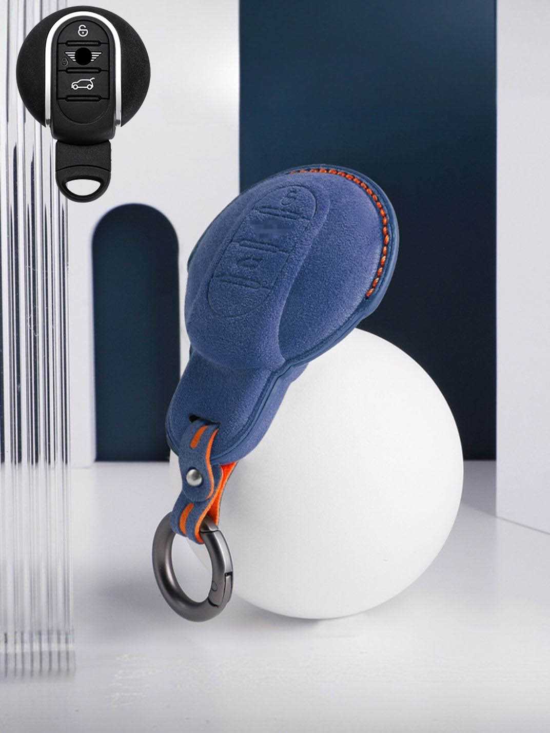 Genuine Alcantara MINI Key Fob Cover