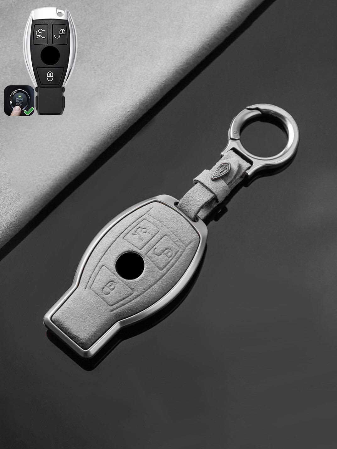 Genuine Alcantara Mercedes-Benz Key Fob