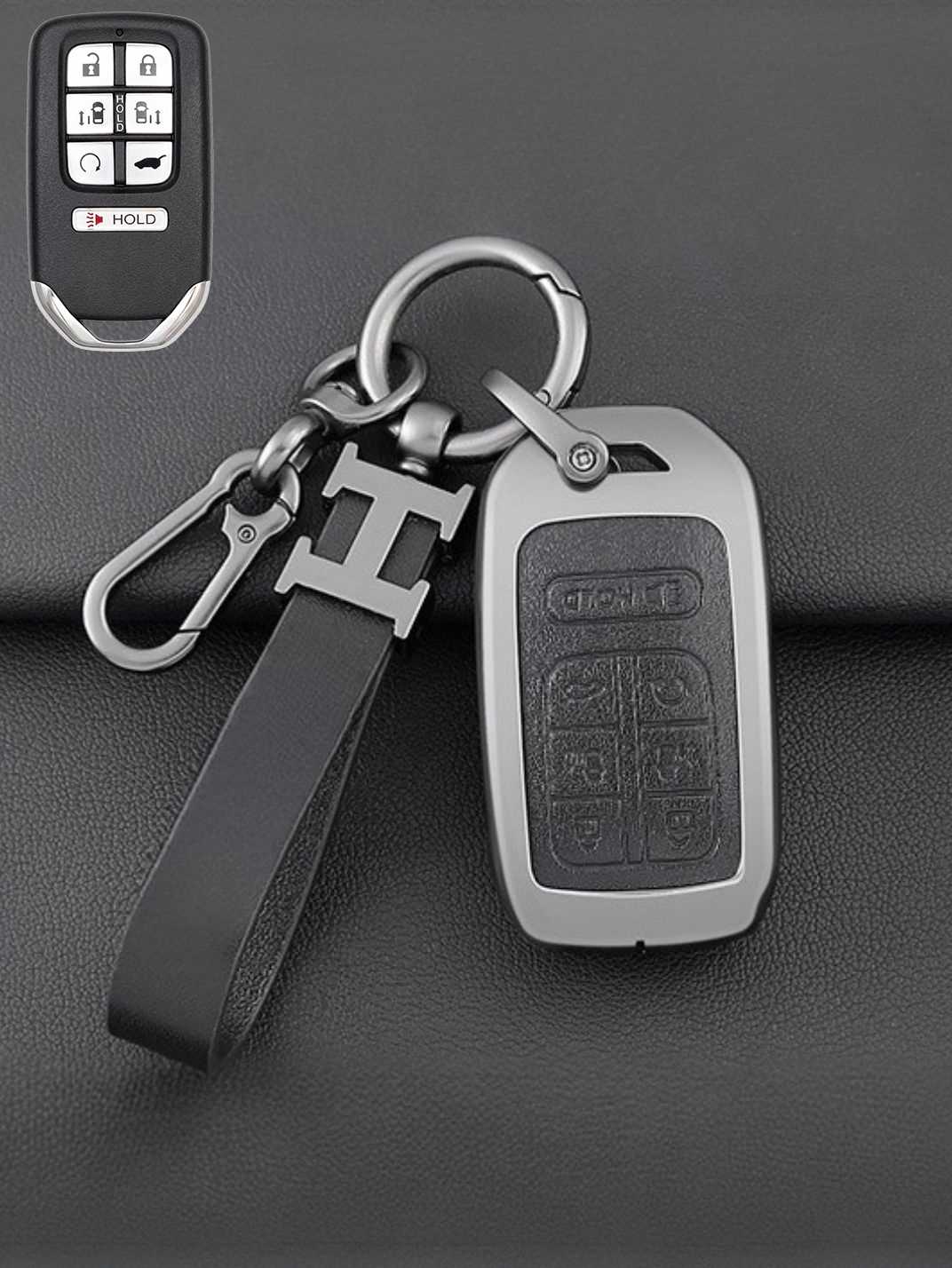 Premium Genuine Leather Honda Key Cover