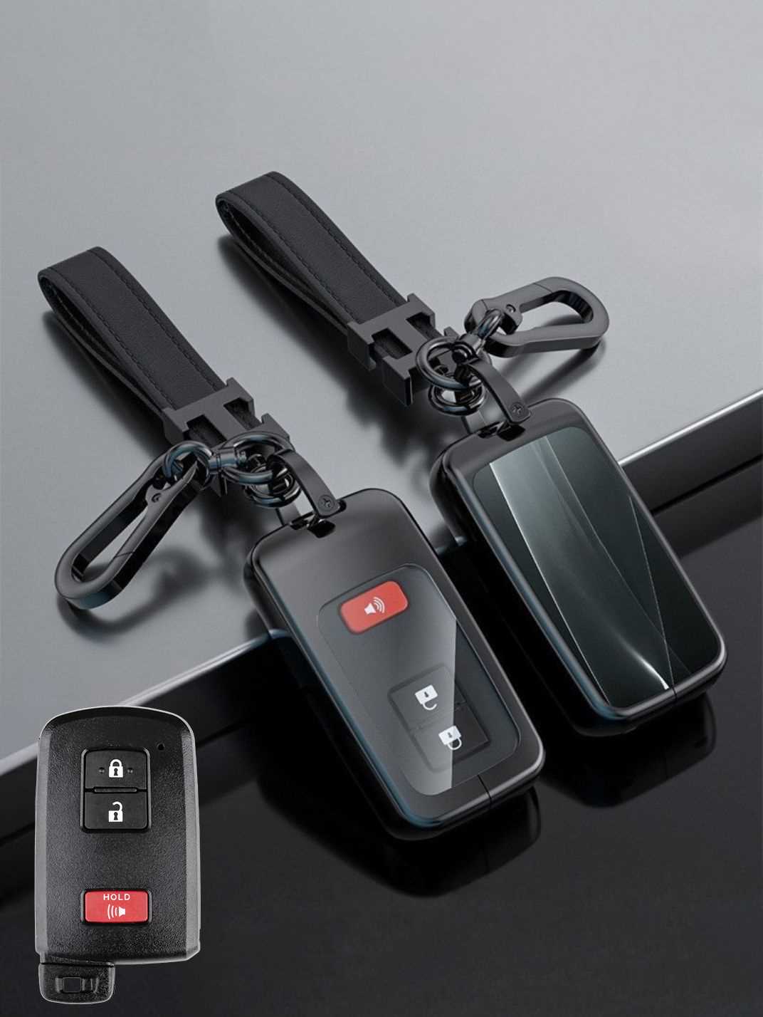Visible Button Toyota Key Protector Shell