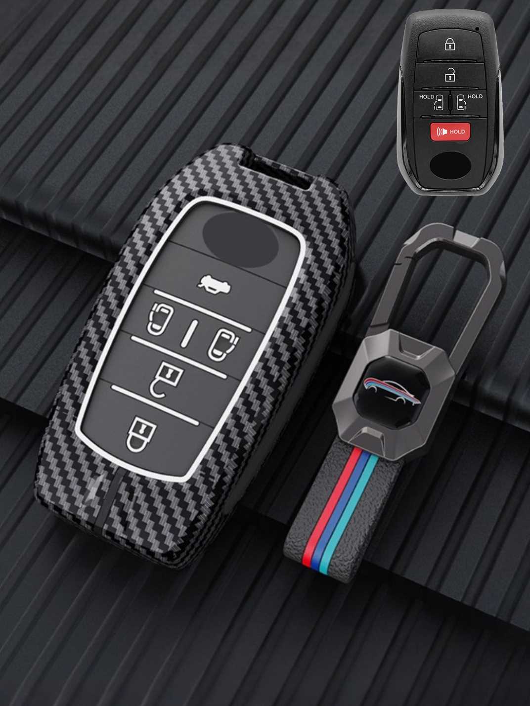 Luxury Colored Alloy Toyota Key Fob Case