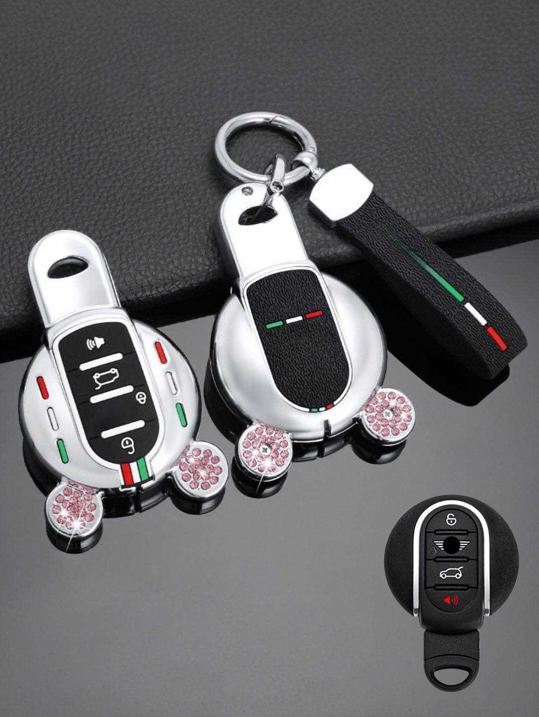 Luxury Colored Alloy MINI Key Fob Case