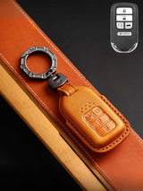 Premium Genuine Leather Honda Key Cover