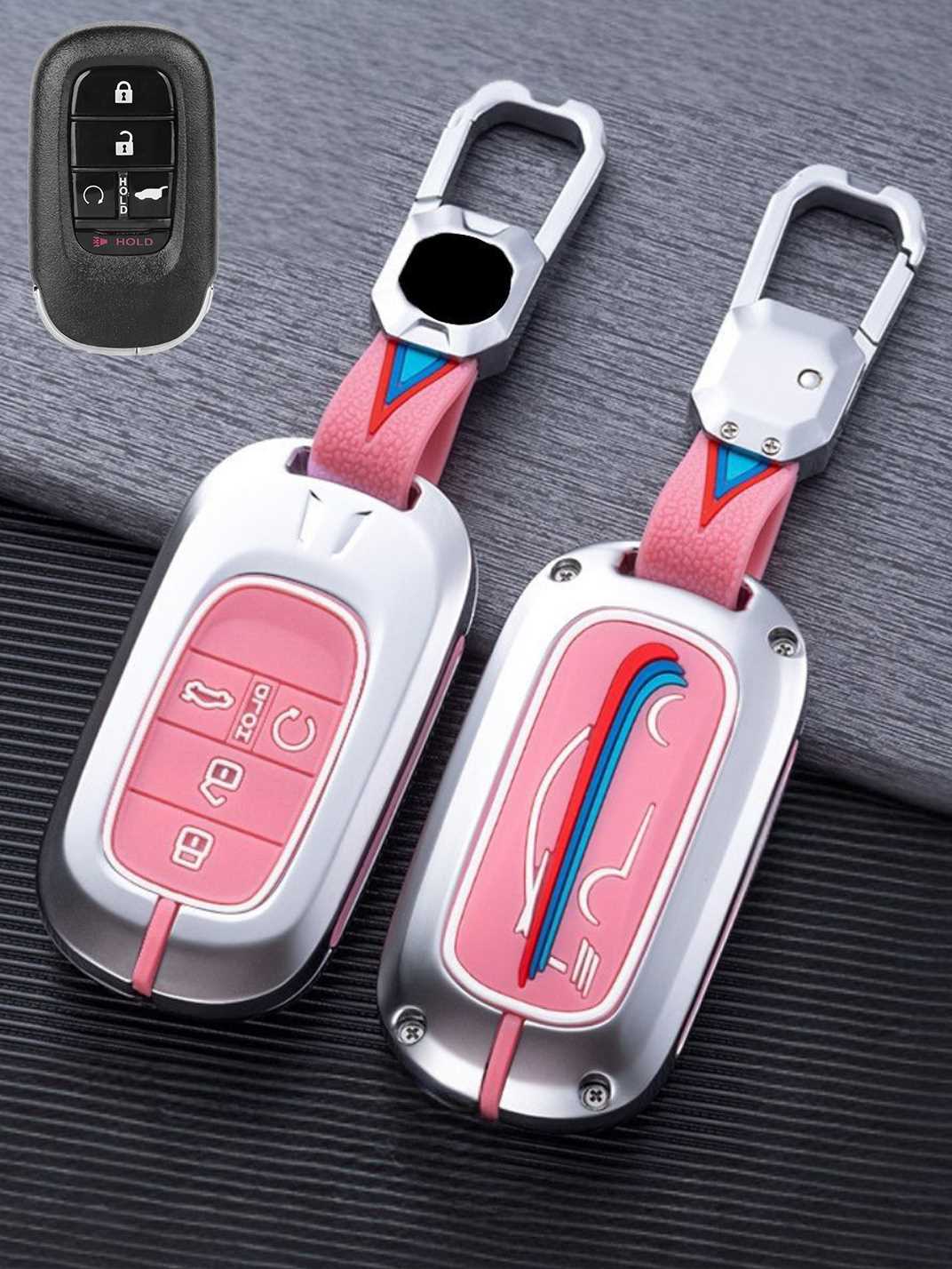 Luxury Colored Alloy Honda Key Fob Case