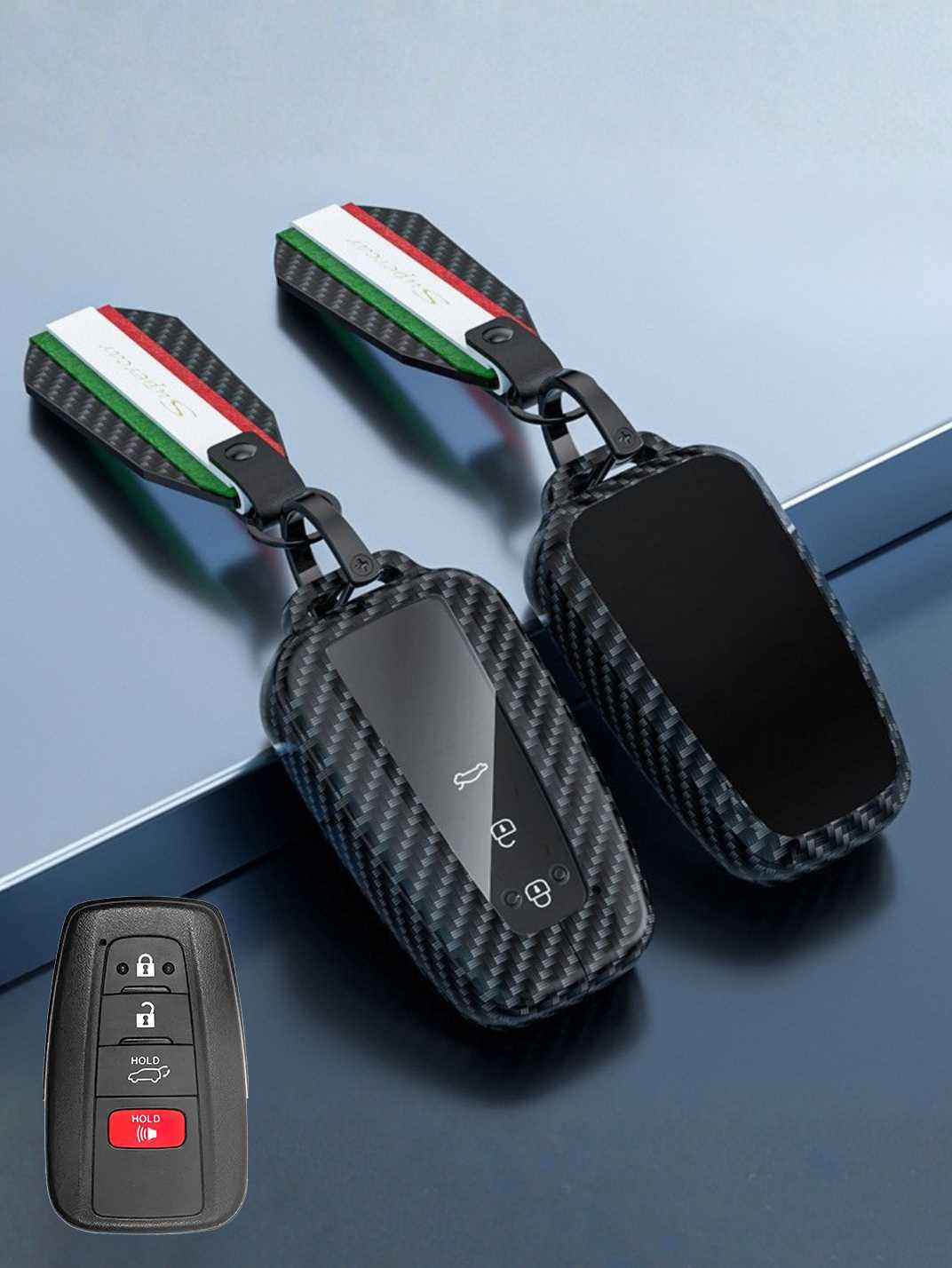 Visible Button Toyota Key Protector Shell