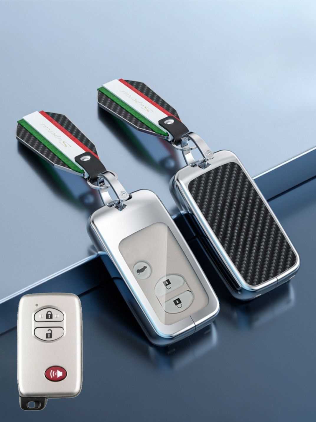 Visible Button Toyota Key Protector Shell