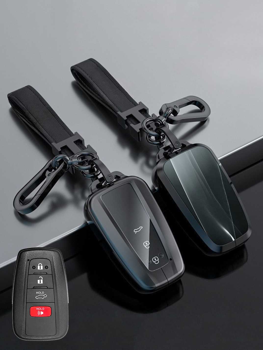 Visible Button Toyota Key Protector Shell