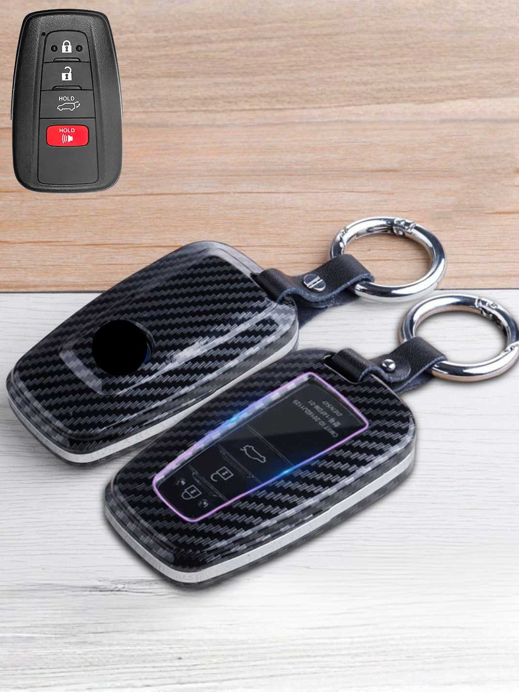 Premium Visible-Button Toyota Key Shell