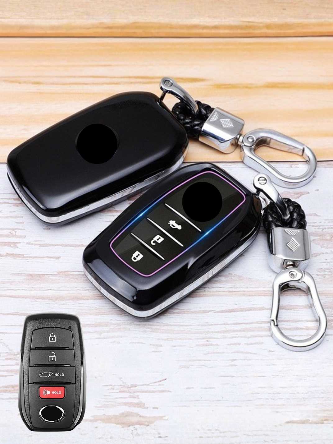 Premium Visible-Button Toyota Key Shell