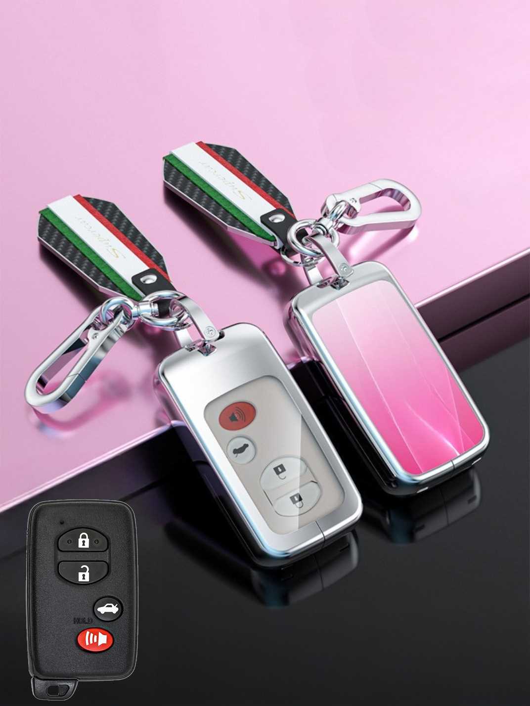 Visible Button Toyota Key Protector Shell