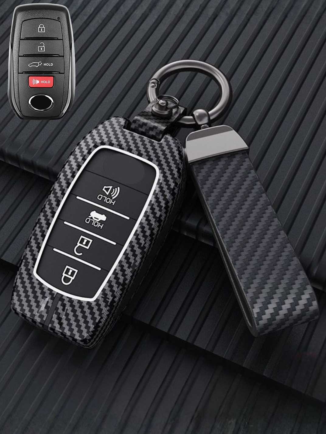 Luxury Colored Alloy Toyota Key Fob Case