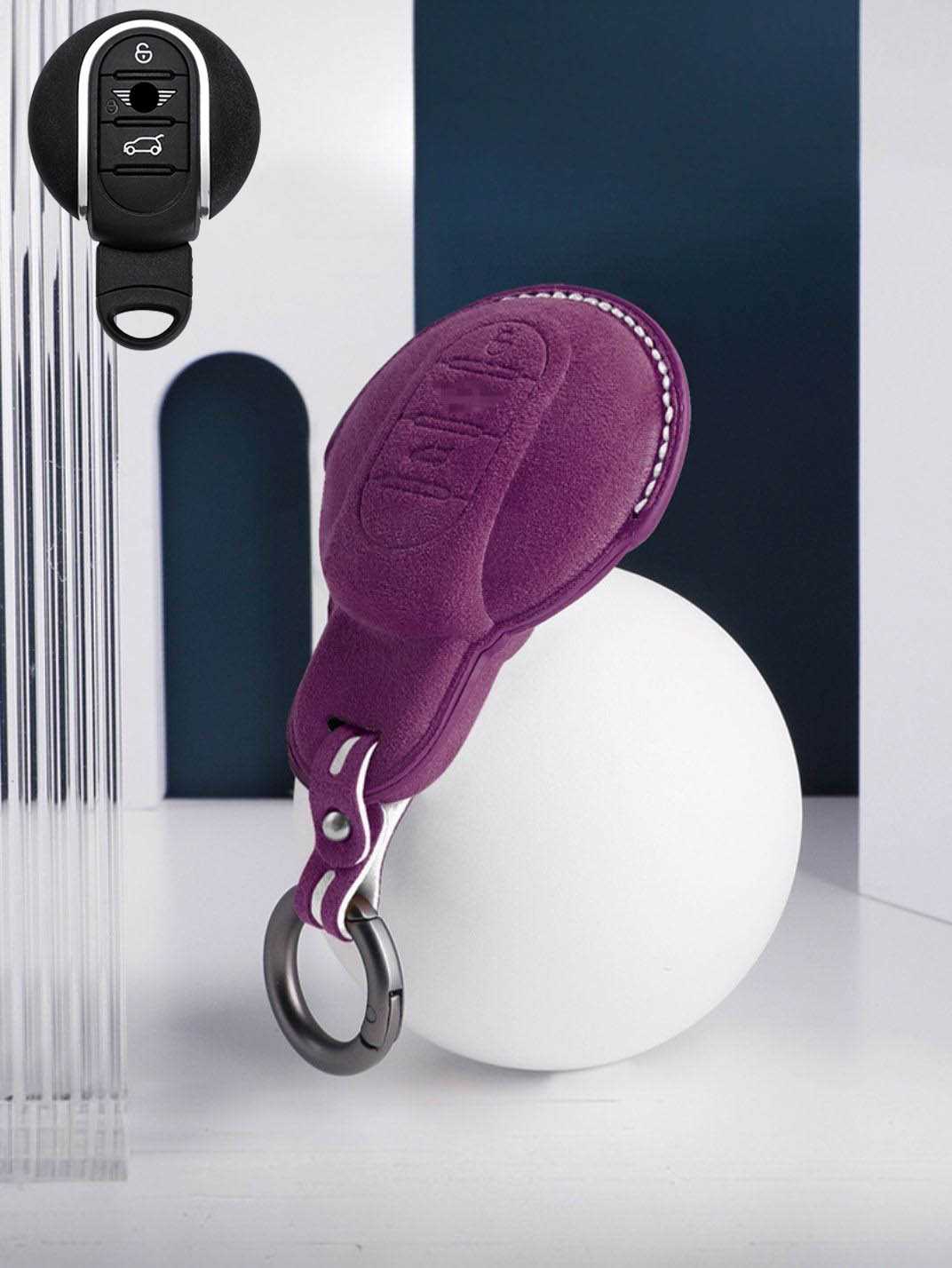 Genuine Alcantara MINI Key Fob Cover