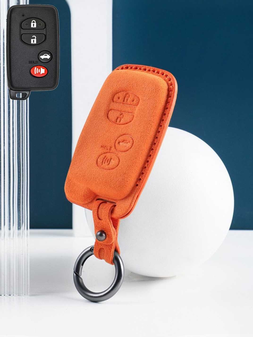 Genuine Alcantara Toyota Key Fob Cover