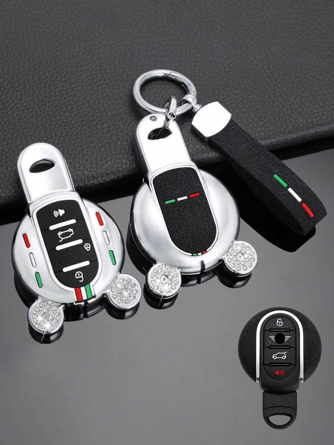 Luxury Colored Alloy MINI Key Fob Case