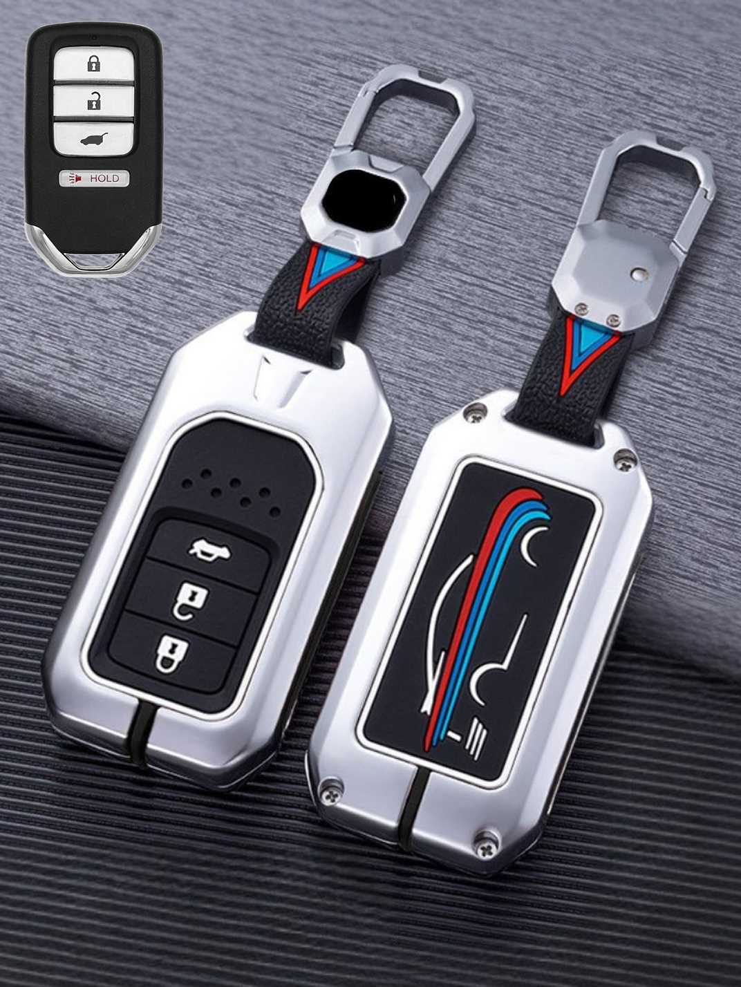 Luxury Colored Alloy Honda Key Fob Case