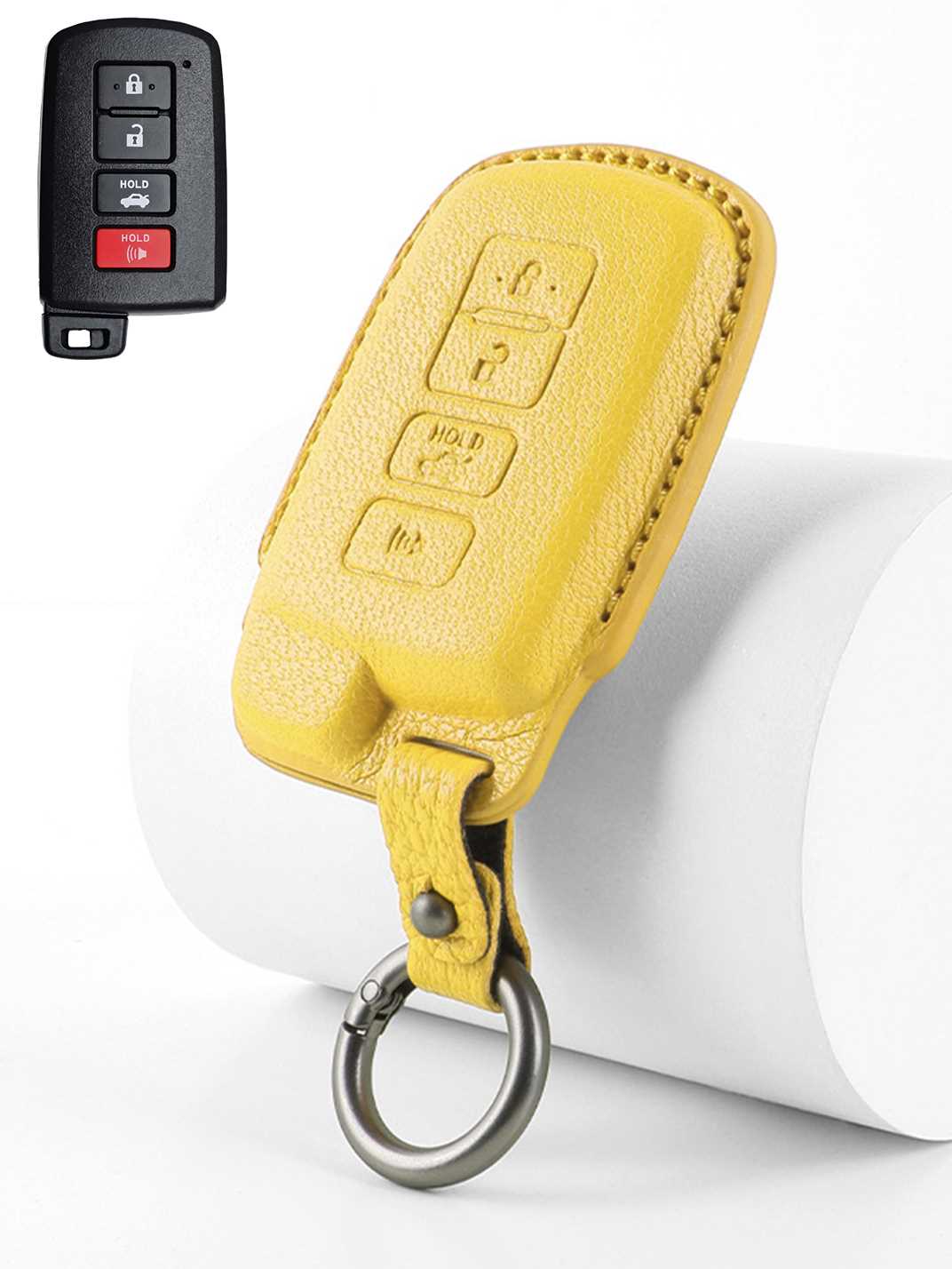 Premium Genuine Leather Toyota Key Cover