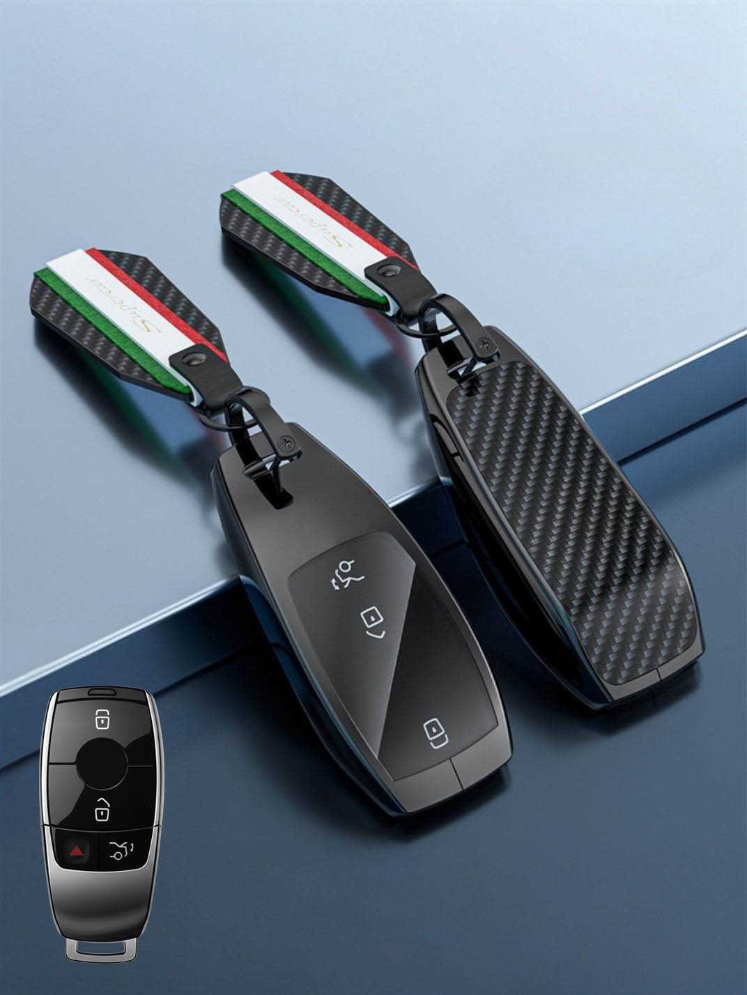 Visible Button Mercedes-Benz Key Protector Shell