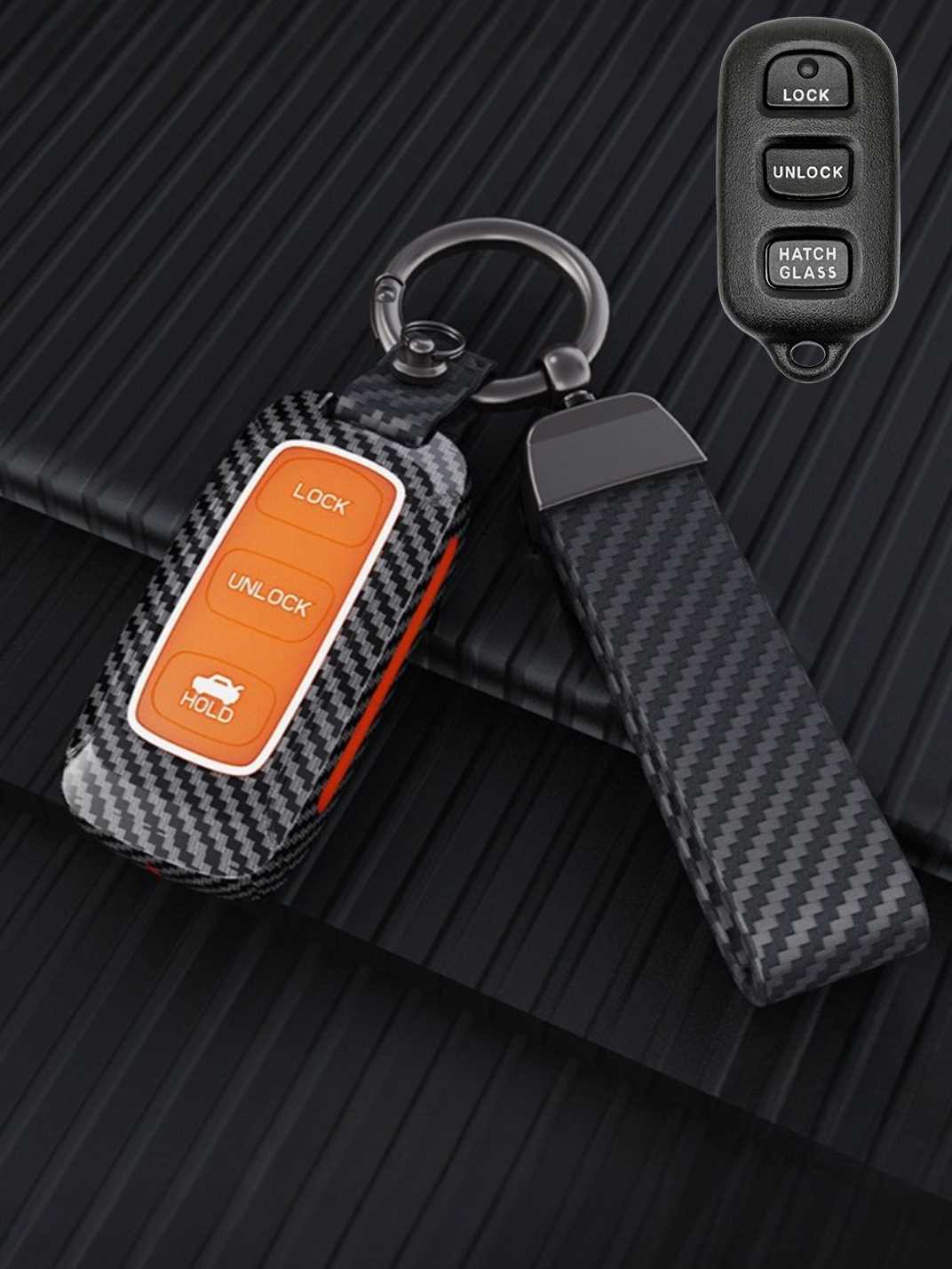 Luxury Colored Alloy Toyota Key Fob Case