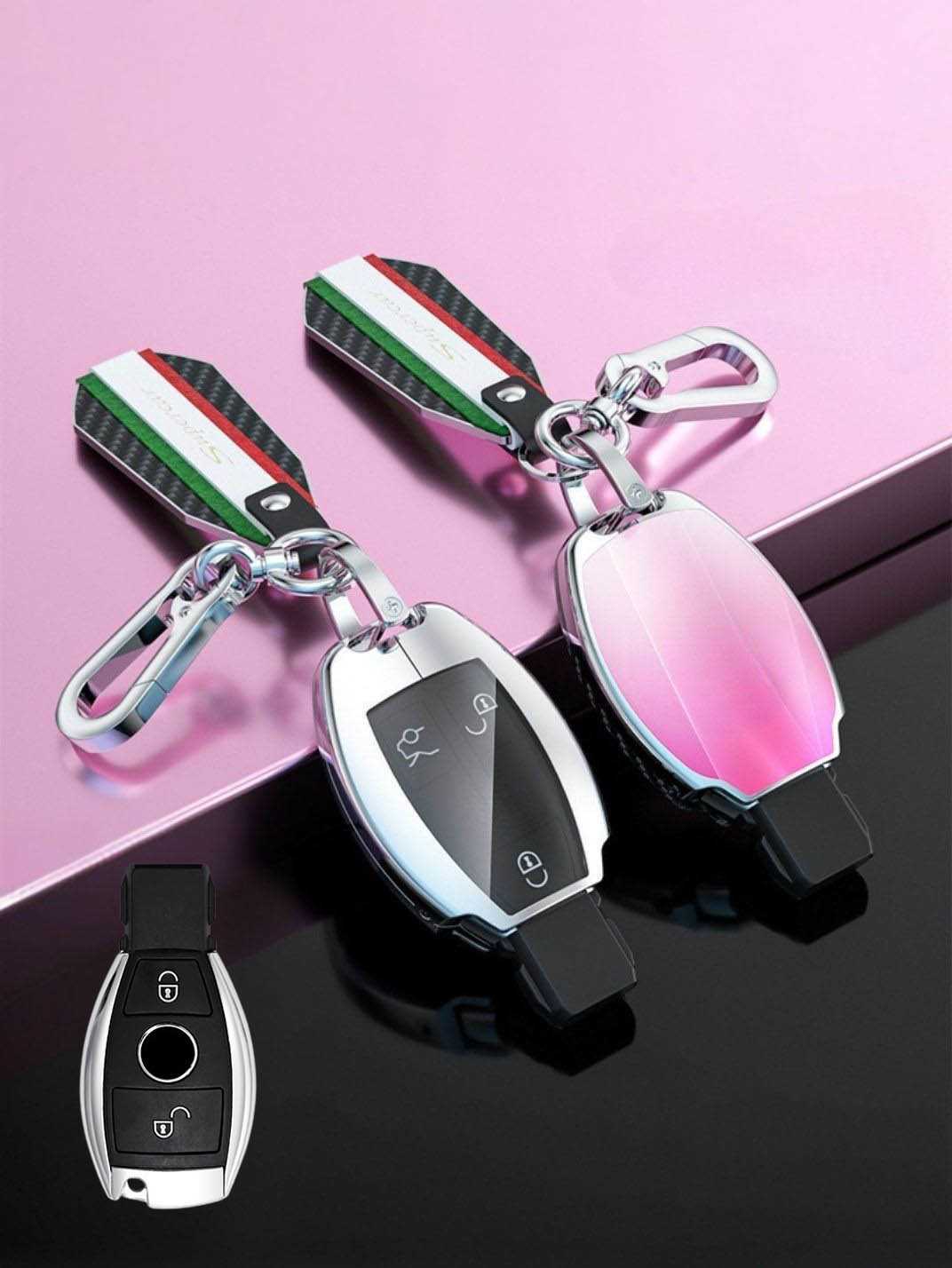 Visible Button Mercedes-Benz Key Protector Shell
