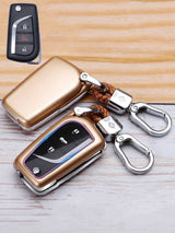 Premium Visible-Button Toyota Key Shell