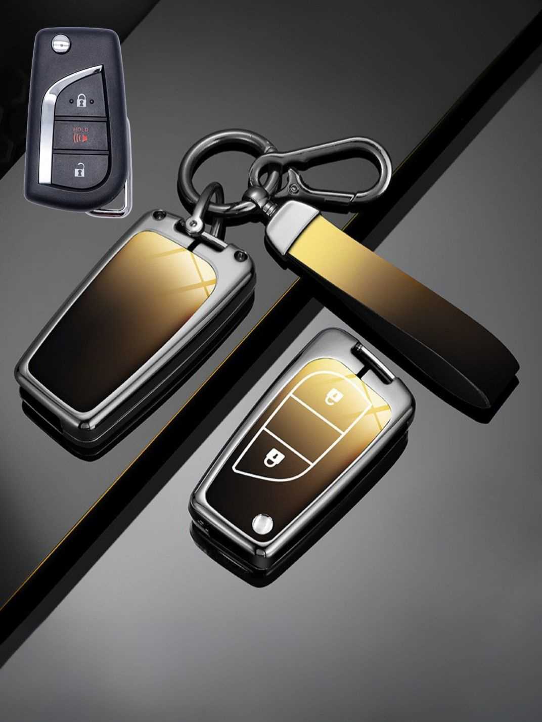 Heavy-Duty Zinc Alloy Toyota Key Fob Cover
