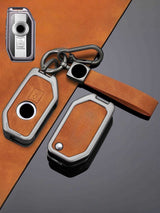 Premium Genuine Leather BMW Motorcycle Key Cover