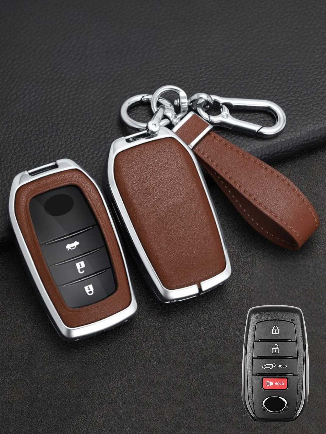 Premium Visible-Button Toyota Key Shell