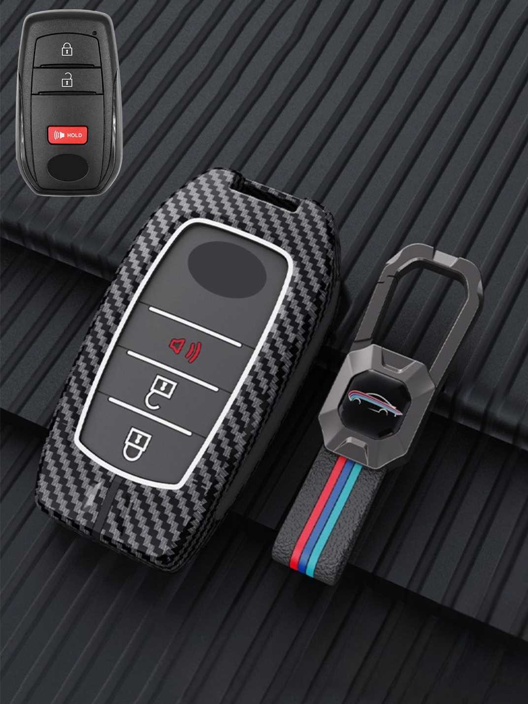 Luxury Colored Alloy Toyota Key Fob Case