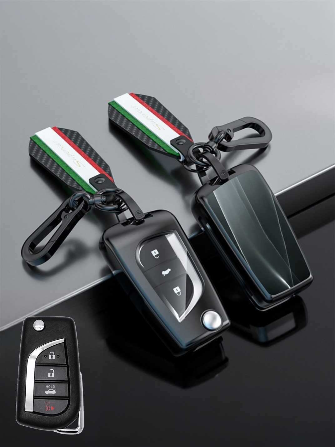 Visible Button Toyota Key Protector Shell